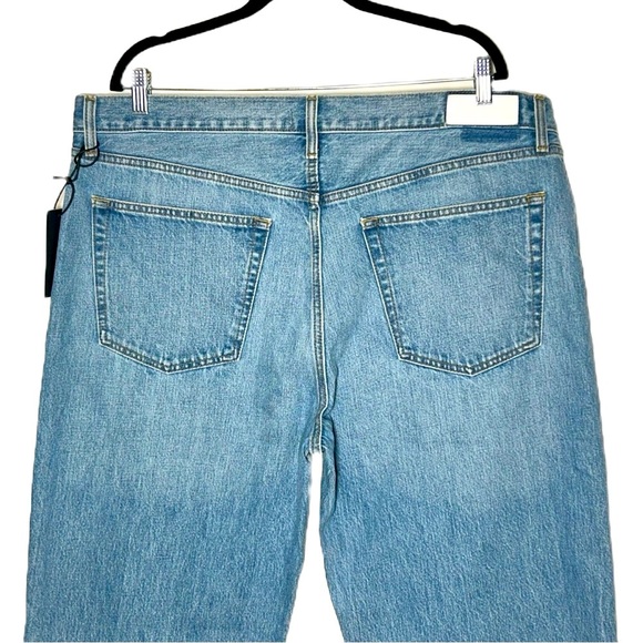 Re/Done The Loose Long in Wasted Indigo, Low Slung, Slouchy, High Rise, 32 - Picture 9 of 12